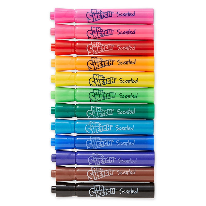 Mr. Sketch Scented Water Color Markers, 12 Color Set(20672) - Image 1